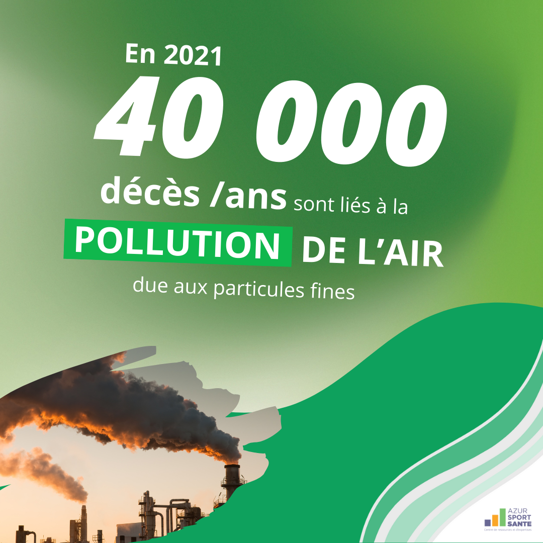 40 000 décès par an sont liés à la pollution de l'air due aux particules fines
