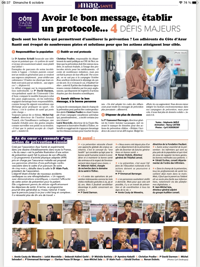 Le MAG Santé - Nice-Matin - As du Coeur