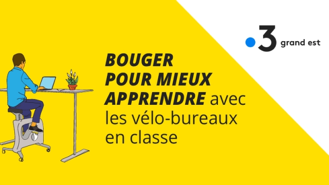 Des vélos-bureaux pour pédaler en classe et canaliser l'énergie débordante des élèves