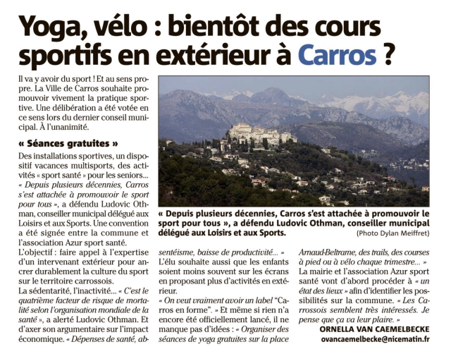 Nice-Matin - Prévention Active Senior