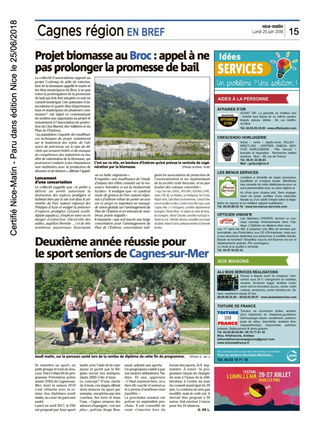 Nice-Matin - Prévention Active Senior