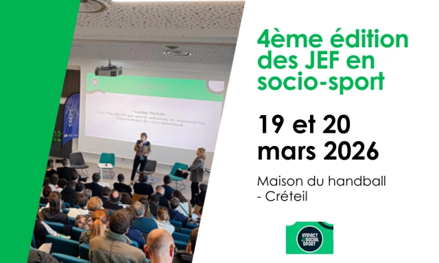 4ème édition des Journées nationales d’Etude et de Formation en socio-sport