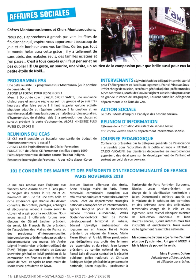 Le Magazine de Montauroux - Prévention Active Senior