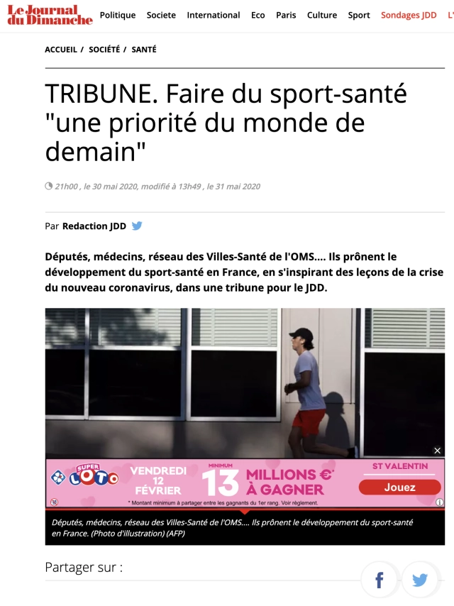 Le JDD - Azur Sport Santé