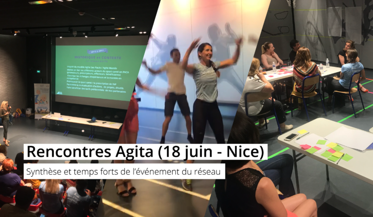 30 membres du réseau se sont réunis le 18 Juin pour définir la charte commune d’Agita et faire le point sur les évolutions du sport santé.