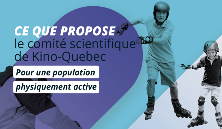 Ce que propose le Quebec pour une population physiquement active : augmenter mais surtout DIVERSIFIER la pratique d’activité physique