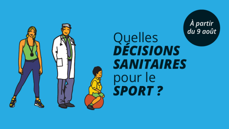 Décisions sanitaires applicables au sport à partir du 9 Aout 2021