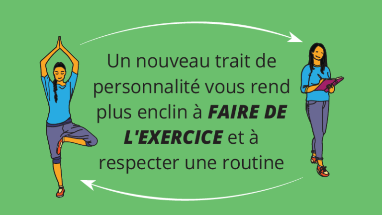 Quel est le trait de personnalité commun à toutes les personnes qui font le plus d’activité physique ?