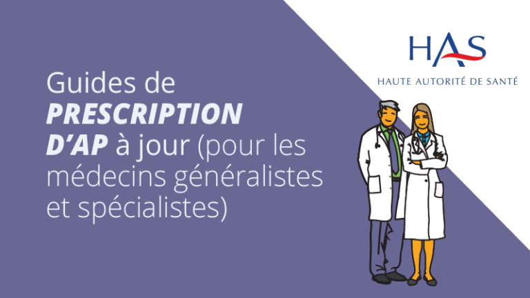 Faciliter la prescription de l’activité par les médecins : le nouveau guide de la HAS