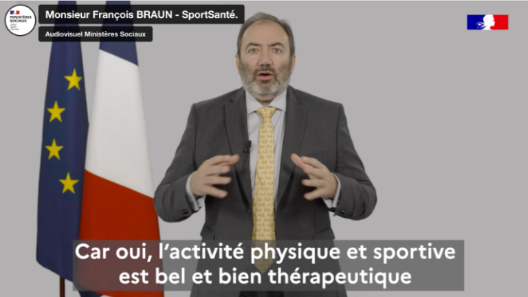 Intervention Sport Santé du Ministre de la Santé et de la Prévention