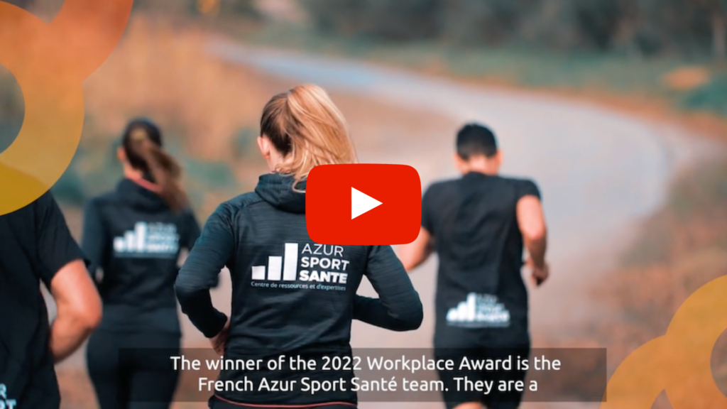 Azur Sport Santé remporte le prix de la commission Européenne pour son dispositif JE BOUGE + au travail