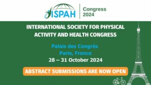 Congrès de la société international de l'activité physique pour la santé à Paris du 28 au 31 Octobre 2024
