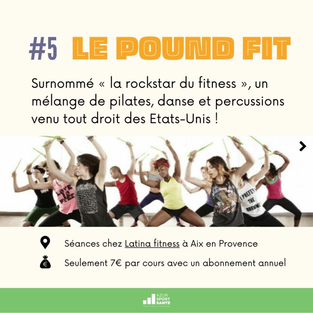 Le Pound Fit est un mélange de pilates, danse et percussions venu tout droit des États-Unis
