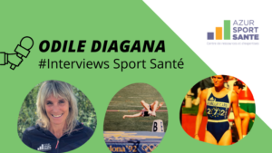 Interview Odile Diagana Azur Sport Santé sept 2024 sur les JOP et la GCN2024