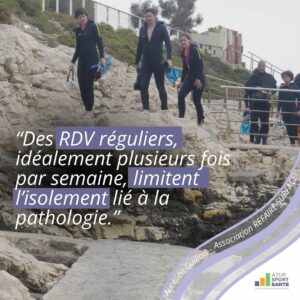 Interview Sport Santé d'Aurélien Guillois de l'association Refaire Surface. 